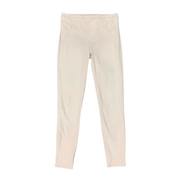 Spanx Jeggings Womens S Small Lt Pink Skinny Ankle Stretch Pull On Back Pockets - Picture 1 of 15